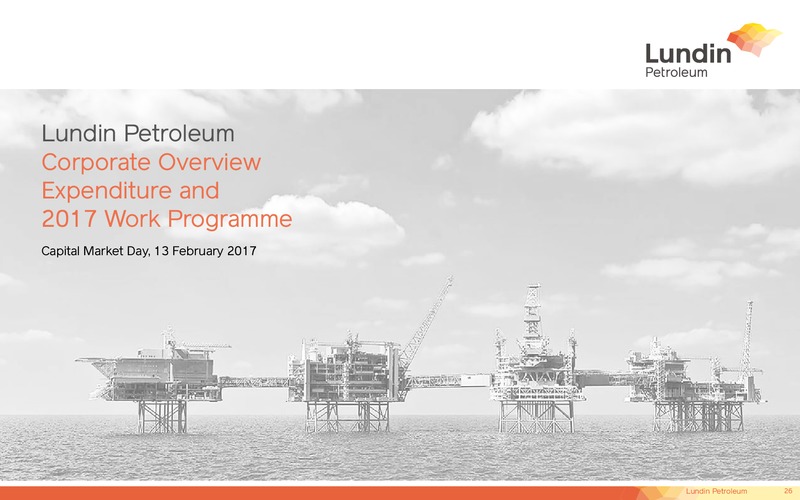 Capital Markets Day – Lundin Petroleum – slide 26