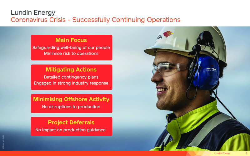 May 2020 Corporate Presentation – Lundin Petroleum – slide 3