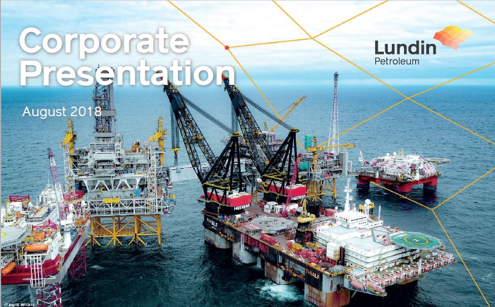 August 2018 Corporate Presentation – Lundin Petroleum – slide 1