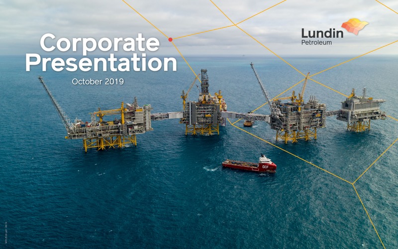 October 2019 Corporate Presentation – Lundin Petroleum – slide 1