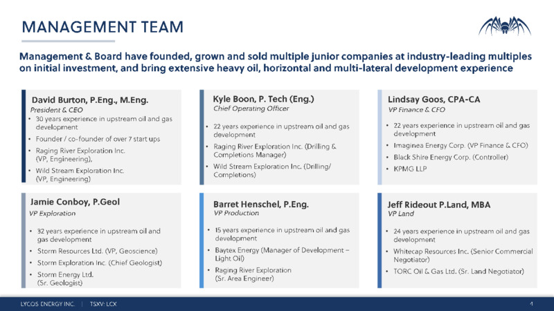 August 2024 Presentation – Lycos Energy – slide 4