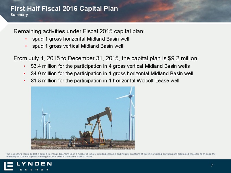 September 2015 Investor Presentation – Lynden Energy Corp. – slide 6
