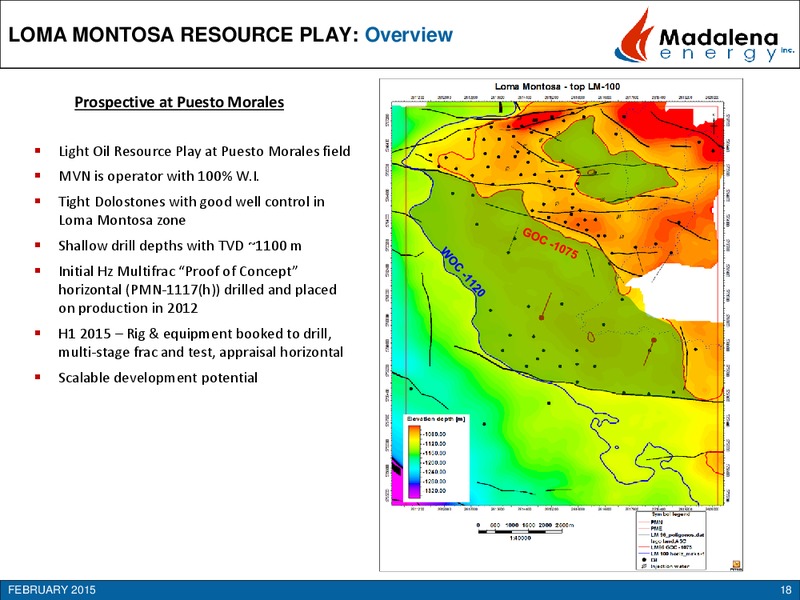 Investor Presentation – Madalena Energy Inc. – slide 17