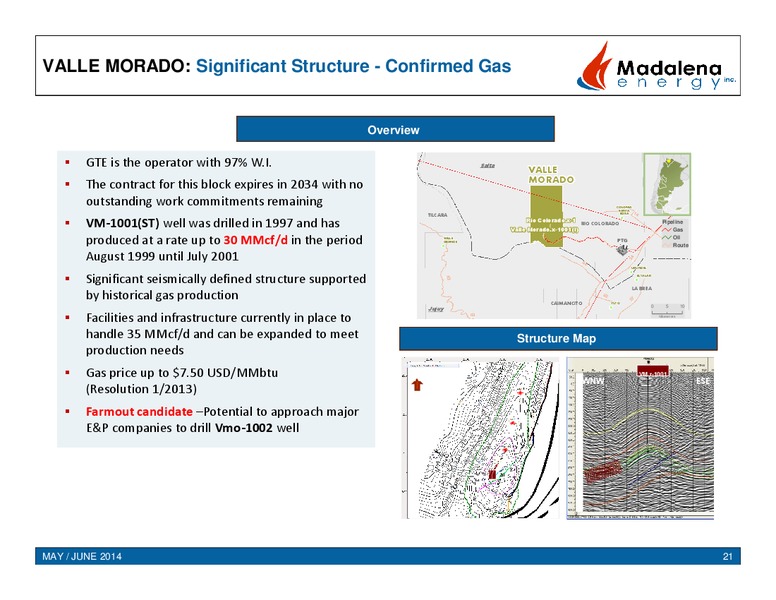 Strategic and Transformational Argentina Acquisition – Madalena Energy Inc. – slide 18