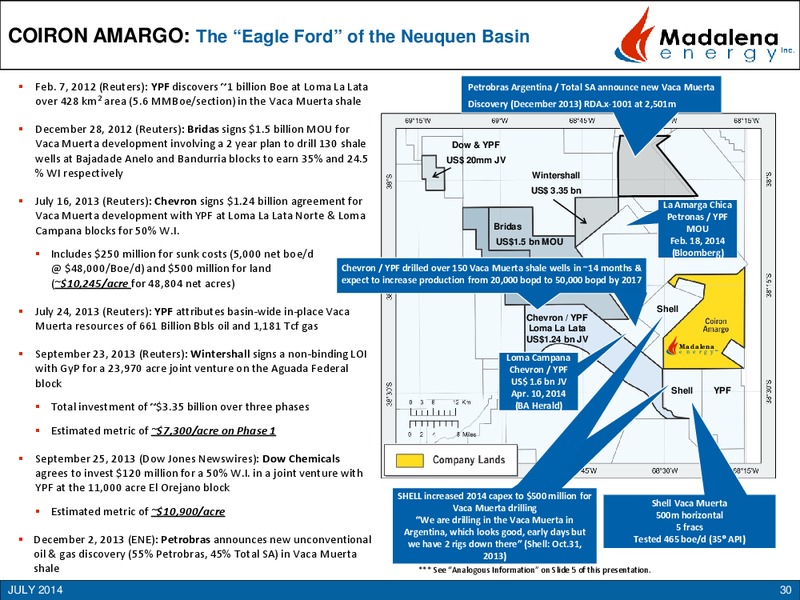 2014 Annual General Meeting Presentation – Madalena Energy Inc. – slide 28