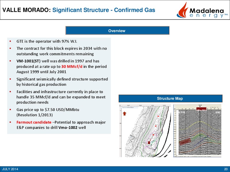 ARGENTINA ACQUISITION – Madalena Energy Inc. – slide 18