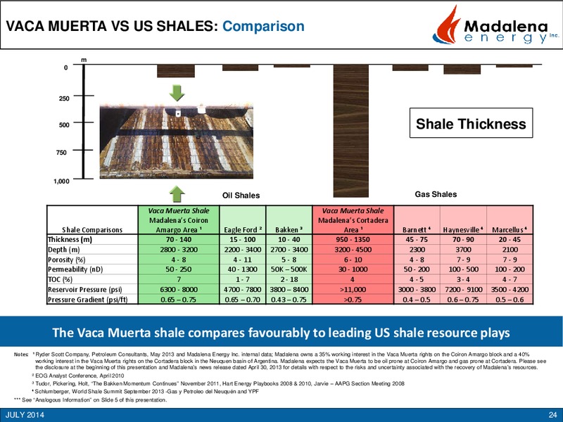 ARGENTINA ACQUISITION – Madalena Energy Inc. – slide 22