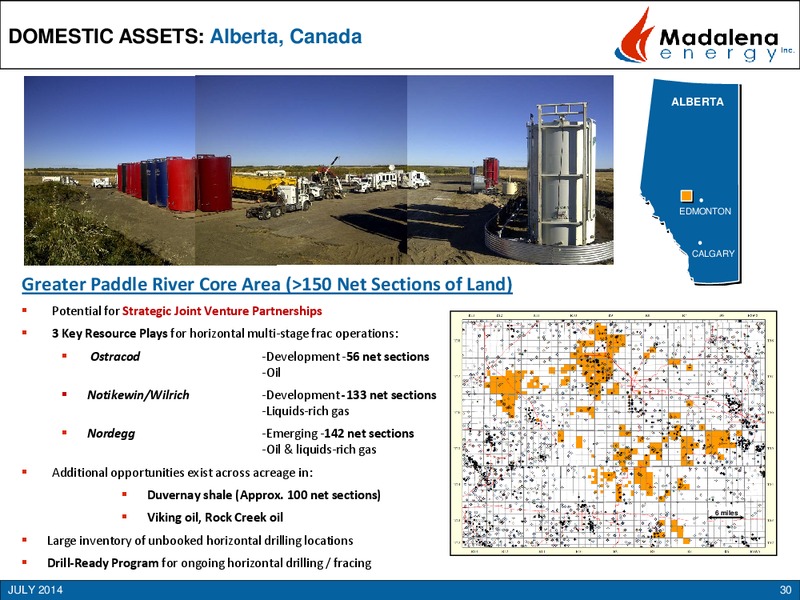 ARGENTINA ACQUISITION – Madalena Energy Inc. – slide 28