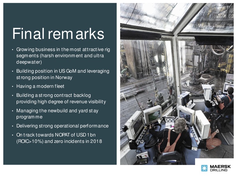 Company Presentation – Maersk Oil – slide 30