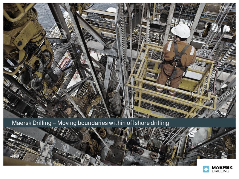 Company Presentation – Maersk Oil – slide 32
