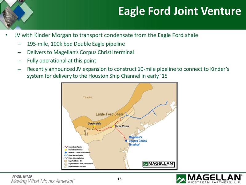 NAPTP MLP Investor Conference – Magellan Midstream Partners Lp – slide 12