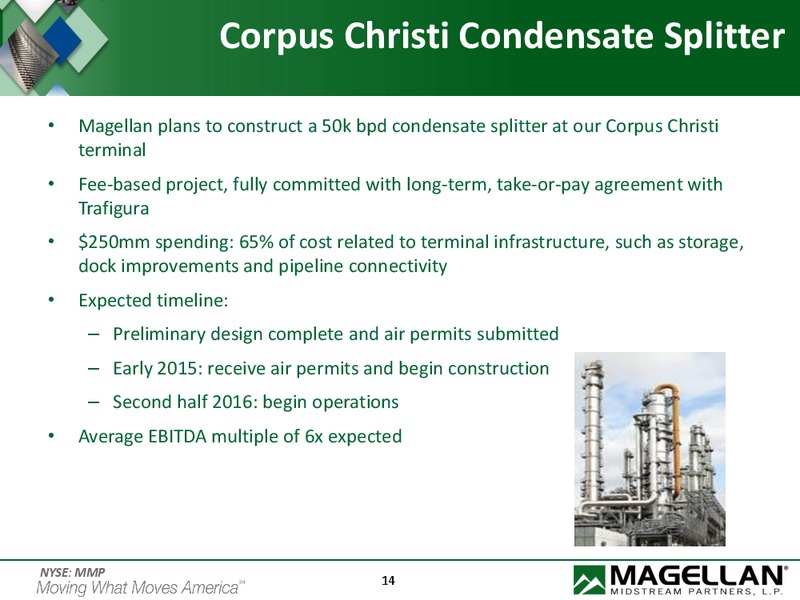 Wells Fargo 2014 Energy Symposium – Magellan Midstream Partners Lp – slide 13