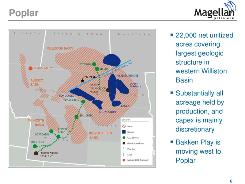 JANUARY 2013 INVESTOR PRESENTATION – Magellan Petroleum Corp – slide 6