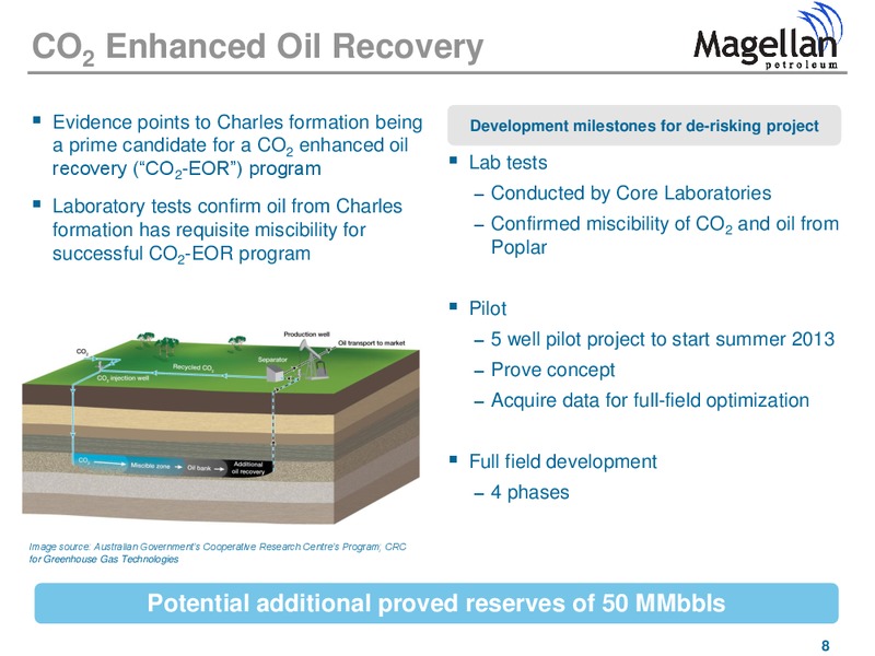 FEBRUARY 2013 CORPORATE PRESENTATION – Magellan Petroleum Corp – slide 8