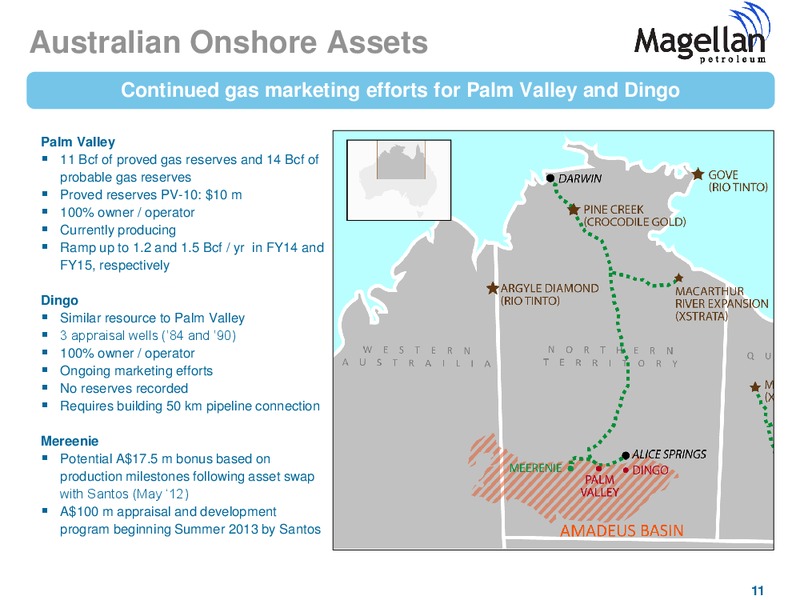 EURO PACIFIC CAPITAL GLOBAL INVESTMENT CONFERENCE – Magellan Petroleum Corp – slide 11