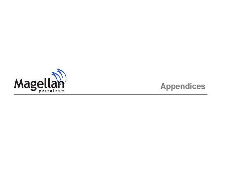 Investor Presentation – Magellan Petroleum Corp – slide 16