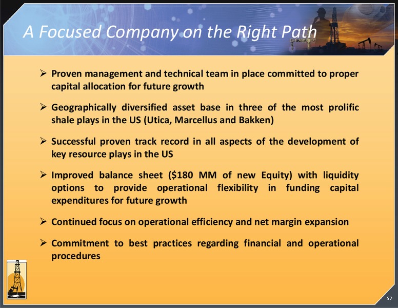 Investor Presentation – Magnum Hunter Resources Corp. – slide 58
