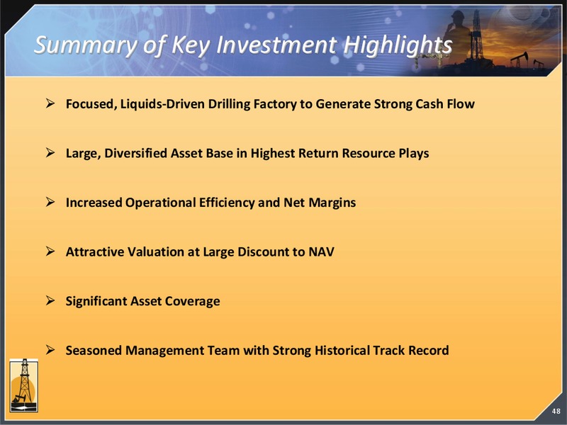 CORPORATE PRESENTATION – Magnum Hunter Resources Corp. – slide 49