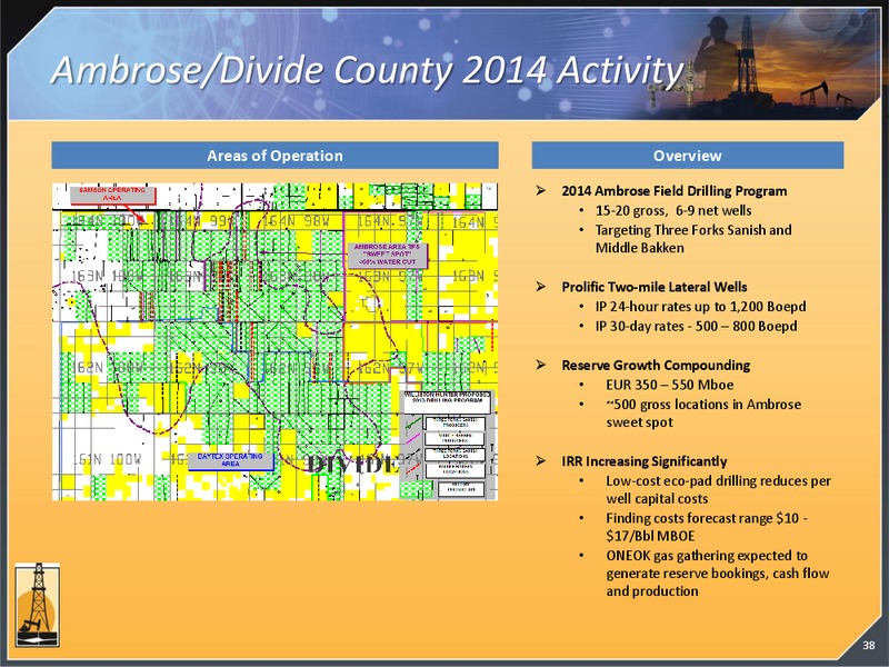 INVESTOR PRESENTATION – Magnum Hunter Resources Corp. – slide 38