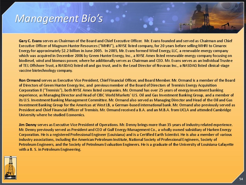 Q4 2010 EARNINGS CALL – Magnum Hunter Resources Corp. – slide 53