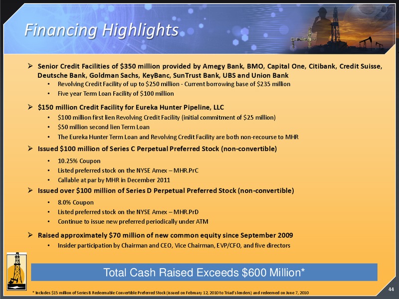 MARCH 2012 INVESTOR PRESENTATION – Magnum Hunter Resources Corp. – slide 43