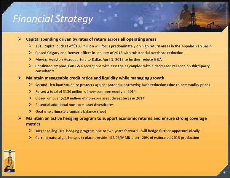 INVESTOR PRESENTATION – Magnum Hunter Resources Corp. – slide 45