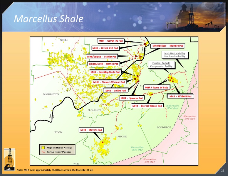 INVESTOR PRESENTATION – Magnum Hunter Resources Corp. – slide 22
