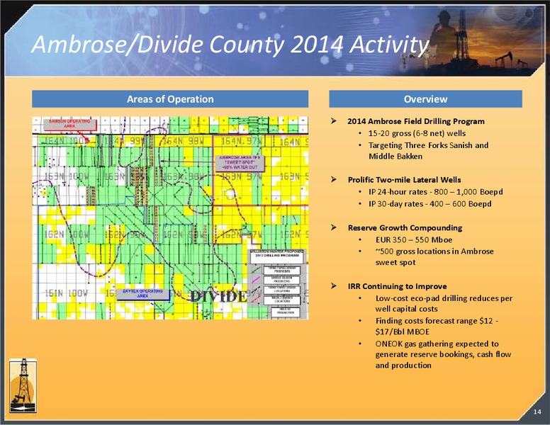 APRIL 2014 IPAA OGIS – Magnum Hunter Resources Corp. – slide 14