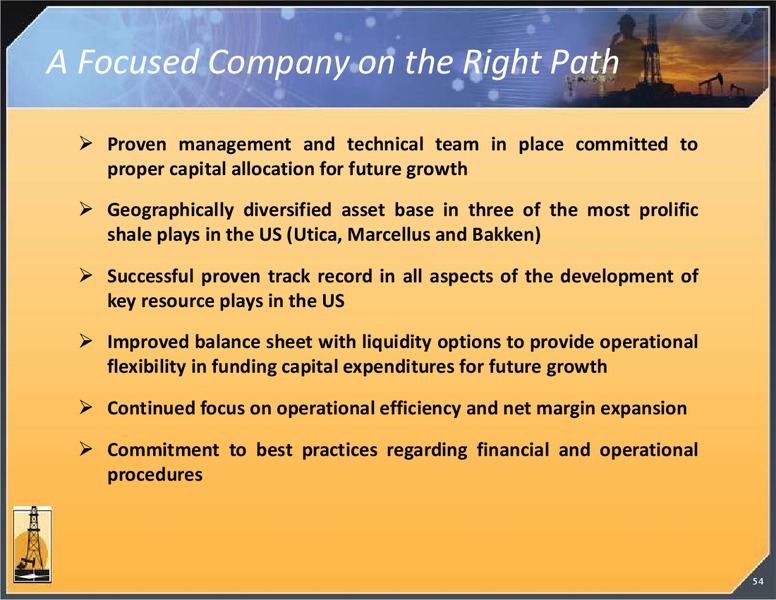 APRIL 2014 IPAA OGIS – Magnum Hunter Resources Corp. – slide 54
