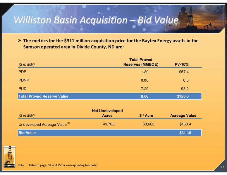 MAY 2012 CORPORATE PRESENTATION – Magnum Hunter Resources Corp. – slide 16