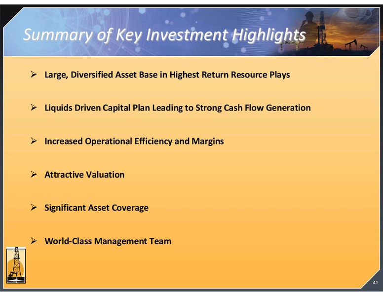 MAY 2012 CORPORATE PRESENTATION – Magnum Hunter Resources Corp. – slide 41
