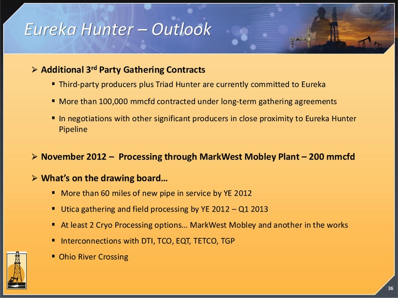 2012 CITI GLOBAL ENERGY CONFERENCE – Magnum Hunter Resources Corp. – slide 36