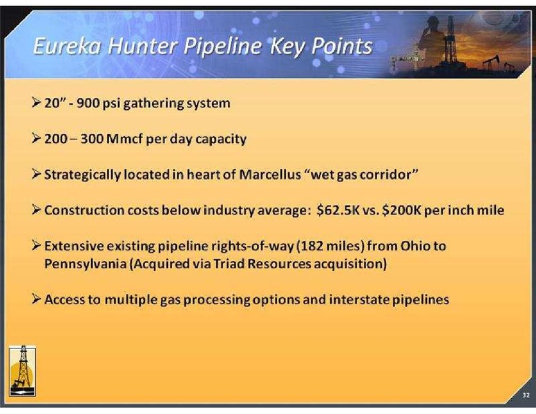 GLOBAL HUNTER SECURITIES CONFERENCE – Magnum Hunter Resources Corp. – slide 32