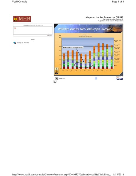 ENERCOM THE OIL & GAS CONFERENCE – Magnum Hunter Resources Corp. – slide 18
