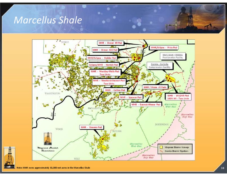 4TH ANNUAL RESEARCH ANALYST MEETING – Magnum Hunter Resources Corp. – slide 38