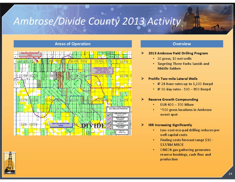SEPTEMBER 2013 INVESTOR PRESENTATION – Magnum Hunter Resources Corp. – slide 29