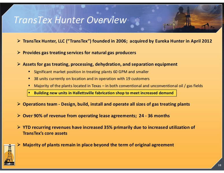 SEPTEMBER 2013 INVESTOR PRESENTATION – Magnum Hunter Resources Corp. – slide 38