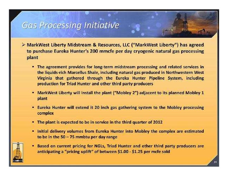 CANACCORD GENUITY'S GLOBAL ENERGY CONFERENCE – Magnum Hunter Resources Corp. – slide 34