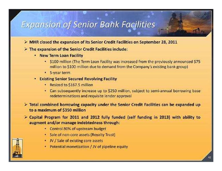 CANACCORD GENUITY'S GLOBAL ENERGY CONFERENCE – Magnum Hunter Resources Corp. – slide 42