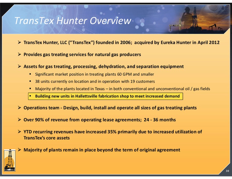 INVESTOR PRESENTATION – Magnum Hunter Resources Corp. – slide 30