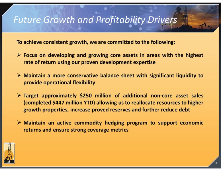 BAML GLOBAL ENERGY CONFERENCE – Magnum Hunter Resources Corp. – slide 11