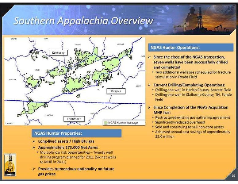 STEPHENS FALL INVESTMENT CONFERENCE – Magnum Hunter Resources Corp. – slide 29