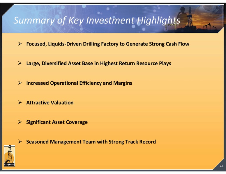 CORPORATE PRESENTATION – Magnum Hunter Resources Corp. – slide 46
