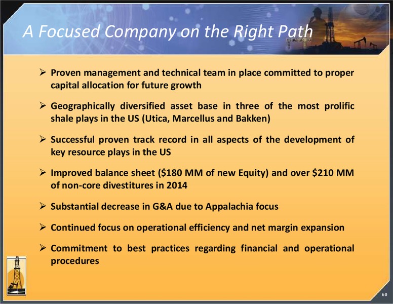 Investor Presentation – Magnum Hunter Resources Corp. – slide 60