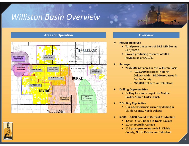 DECEMBER 2013 INVESTOR PRESENTATION – Magnum Hunter Resources Corp. – slide 38