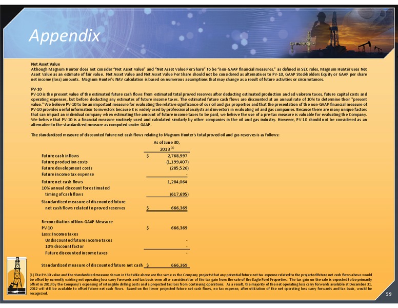 DECEMBER 2013 INVESTOR PRESENTATION – Magnum Hunter Resources Corp. – slide 59