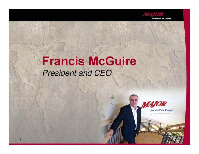 INVESTOR PRESENTAITON – Major Drilling – slide 2