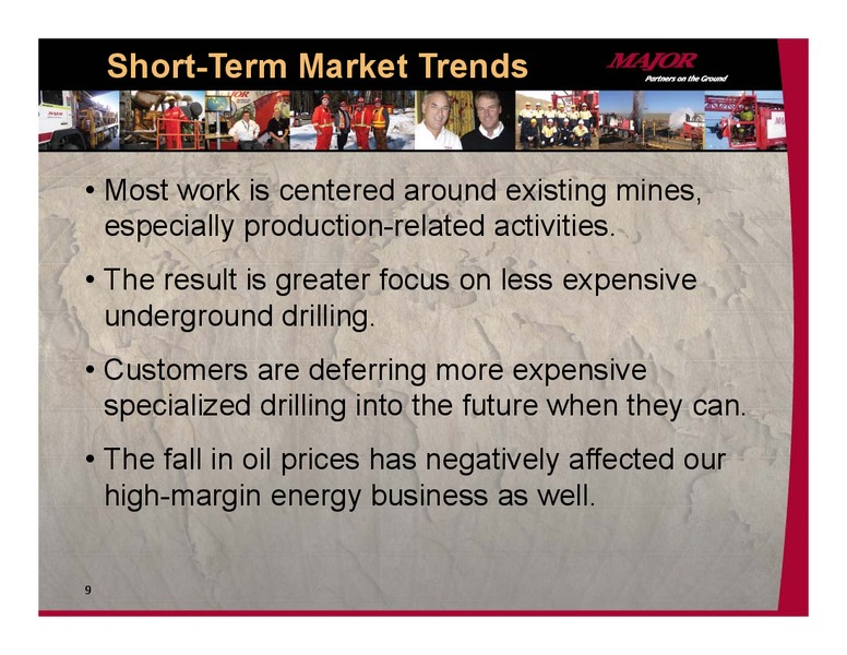 INVESTOR PRESENTAITON – Major Drilling – slide 8