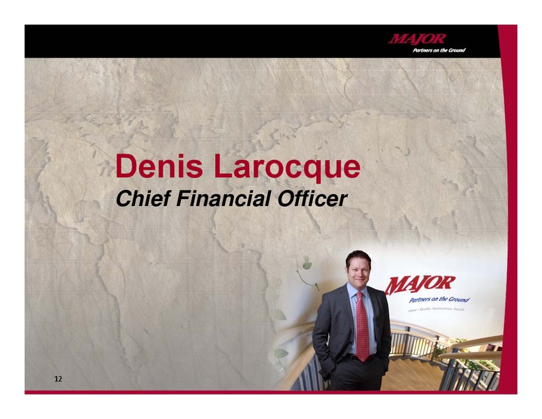 INVESTOR PRESENTAITON – Major Drilling – slide 11
