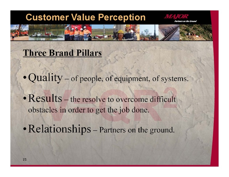 INVESTOR PRESENTAITON – Major Drilling – slide 20